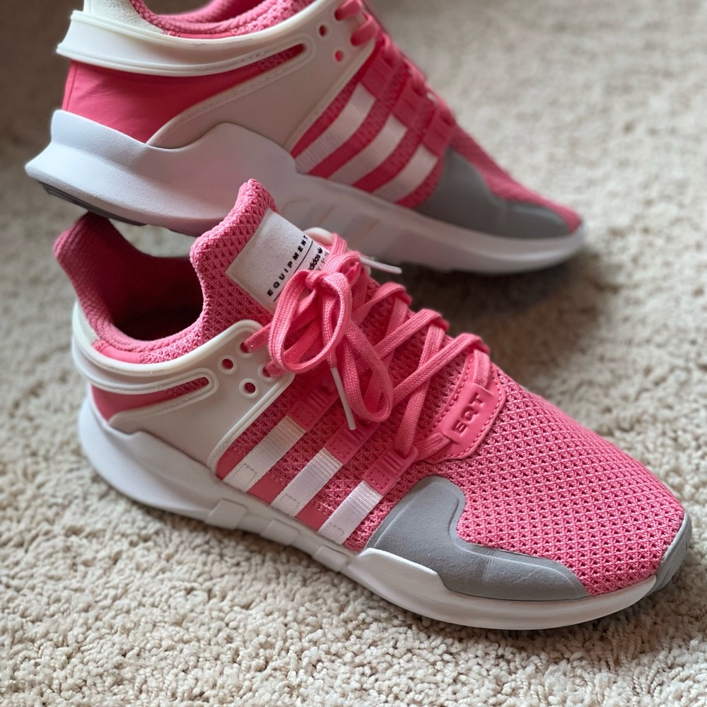 Adidas Equipment Ortholite, Pink/Grey/White, Sz-7, sells Brand New $99